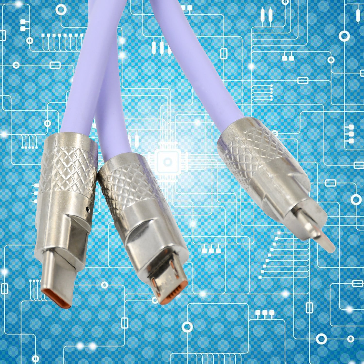 3 in 1 Multi Super Fast Charging Cable (1 Pc) 3 in 1 Multi Super Fast Charging Cable (1 Pc)